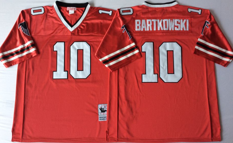 NCAA Men Atlanta Falcons Red 10 BARTKOWSKI
